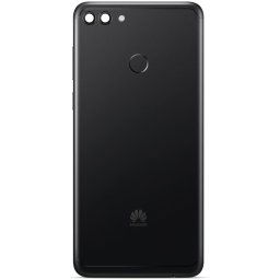 Piese si componente Capac Baterie - Geam Camera Spate - Senzor Amprenta Huawei Y9 (2018), Negru, Service Pack 02352BBL