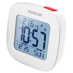 Ceasuri decorative SDC 1200 W, Ecran LCD, Alb