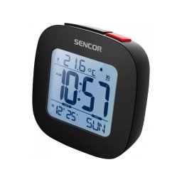 Ceasuri decorative Sdc 1200 B, Termometru, Calendar,Functie Snooze, Negru