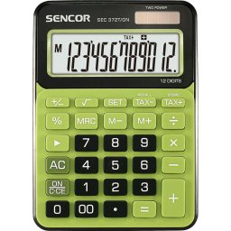 Calculator de birou SEC 372T/GN 12 cifre, Calculul TVA Verde