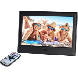 Rama foto digitala SDF 782 BK HD 7" IPS, 1024x600, USB, SD/SDHC, player foto/video/audio, telecomandă, VESA 75x75