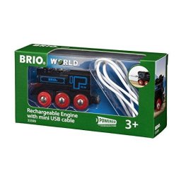 BRIO Black Battery Locomotive with Mini-USB - 59900