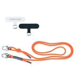 Snur pentru carcase Lanyard Rope, 6 mm, Ajustabil 82-163cm, Portocaliu