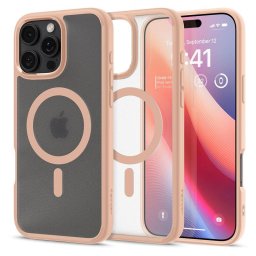 Husa Spigen Ultra Hybrid MagSafe, frost rose titanium - iPhone 16 Pro Max