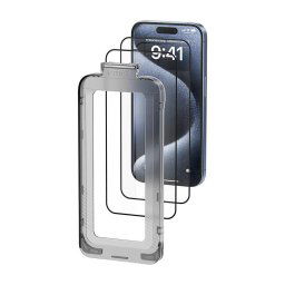 Husa Tempered Glass Vention KUKTCC-40 for iPhone 15 Pro Max +applicator