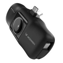 Baterie externa WF16-YCS, 15 W, 5000 mAh, USB-C, Negru