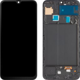 Piese si componente Display cu Touchscreen MP compatibil cu Samsung Galaxy A50 A505, cu Rama, Negru