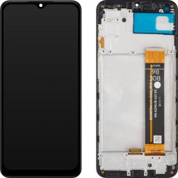 Piese si componente Display cu Touchscreen MP compatibil cu Samsung Galaxy A23 5G A236, cu Rama, Negru