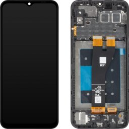 Piese si componente Display cu Touchscreen MP compatibil cu Samsung Galaxy A14 5G A146, cu Rama, Negru