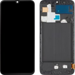Piese si componente Display cu Touchscreen MP compatibil cu Samsung Galaxy A70 A705, cu Rama, Negru