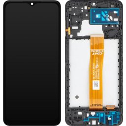 Piese si componente Display cu Touchscreen MP compatibil cu Samsung Galaxy A04s A047, cu Rama, Negru