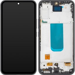 Piese si componente Display cu Touchscreen MP compatibil cu Samsung Galaxy A54 A546, cu Rama, Versiune OLED, Negru (Graphite)
