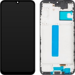 Piese si componente Display cu Touchscreen MP compatibil cu Samsung Galaxy A25 A256, cu Rama, Versiune OLED, Negru