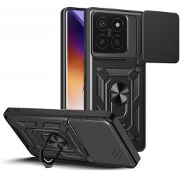 Husa Husă Tech-Protect CamShield Pro pentru Xiaomi 14T, protecție cameră cu slider, neagră