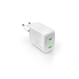 Incarcator de retea MiniPro 35W GaN 2xUSB-C Wall Charger - White