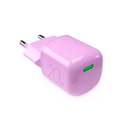 Incarcator de retea 20W GaN USB-C Wall Charger - Pink