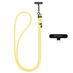 Snur pentru Telefon, Carabina, Nailon Impletit, Durabil, Ajustabil, Universal - Rope Crossbody Strap (RCS1-75) - Sunflower Yellow