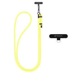 Snur pentru Telefon, Carabina, Nailon Impletit, Durabil, Ajustabil, Universal - Rope Crossbody Strap (RCS1-31) - Bright Limoncello