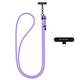 Snur pentru Telefon, Carabina, Nailon Impletit, Durabil, Ajustabil, Universal - Rope Crossbody Strap (RCS1-21) - Lux Amethyst