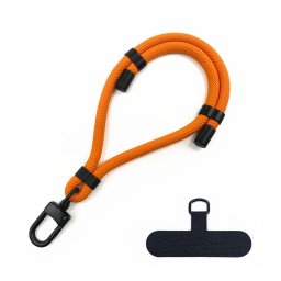 Snur pentru Telefon, Carabina, Ajustabil, Nailon Impletit, Universal - Rope Wrist Strap (RWS1-50-62) - Sunset Blaze