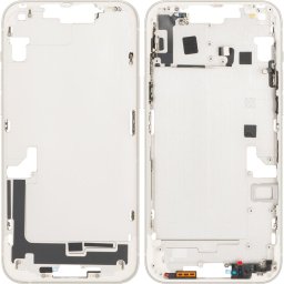 Piese si componente Carcasa Mijloc Apple iPhone 14 Plus, Alba (Starlight), Swap