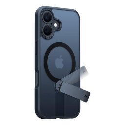 Husa Torras Pstand Spin Case for iPhone 16 (Black)