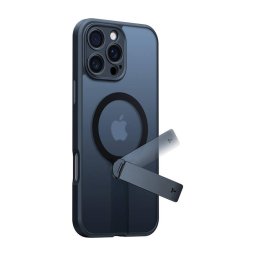 Husa Torras Pstand Spin Case for iPhone 16 ProMax (Black)