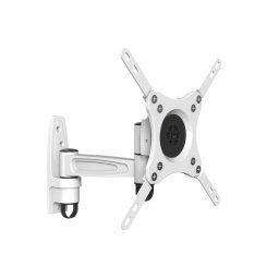 Suport TV perete cu brat flexibil 360° MB-6085 diagonala15''-32'' max. 15kg Alb