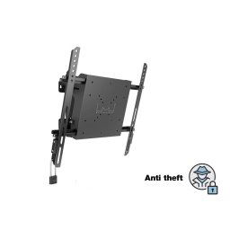 Suport TV de perete cu cutie mediabox MB-1831 cu inclinare max. 30 kg Negru