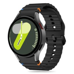 Curea Tech Protect Silicone Sport Samsung Galaxy Watch7 Watch FE Watch6 Watch5 Watch4 Neagra