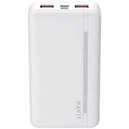 Baterie externa PB92, 20000mAh, 22.5W, Alb