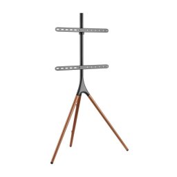 Tripod elegant tip șevalet pentru TV 45"-65" Blackmount FS12-46F, max.32kg, negru-nuc
