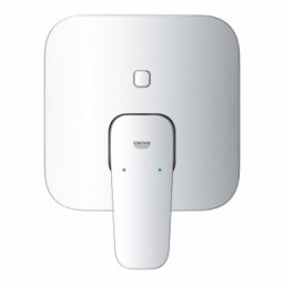 Baterie cada dus Grohe Cubeo, montaj incastrat, crom lucios