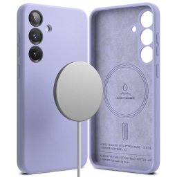 Husa RINGKE SILICONE MAGNETIC MAGSAFE GALAXY S25+ PLUS LAVENDER