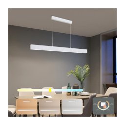Lustră LED pe cablu Brilagi SLEEKLINE LED/40W/230V 3000/4500/6000K alb