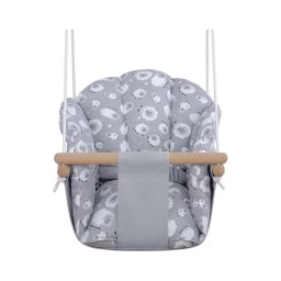 Leagăn textil pentru copii 2Kids Toys gri/fag