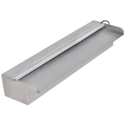 Fantana piscina dreptunghiulara LED-uri 45 cm otel inoxidabil GartenMobel Dekor