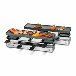Gratar electric Rommelsbacher Fun for 4 + 4 RC 1600, raclette (silver)