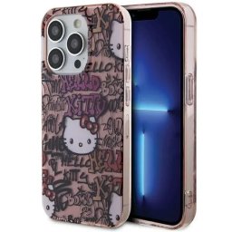 Husa IML Tags Graffiti case for iPhone 13 Pro / 13 - pink