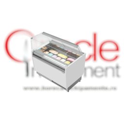 Vitrină de congelare pentru înghețată sau gelato IBIZA, 13+13 cuve Infrico