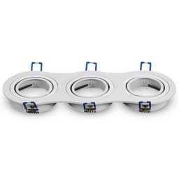 Corp spot 3XGU10 alb unghi reglabil V-TAC SKU-3603