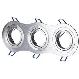 Corp spot 3XGU10 aluminiu unghi reglabil V-TAC SKU-3604