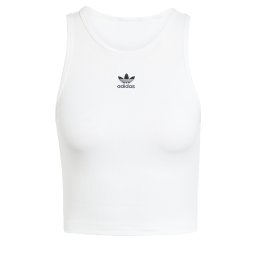 ADIDAS ORIGINALS Top 'Essentials' negru / alb
