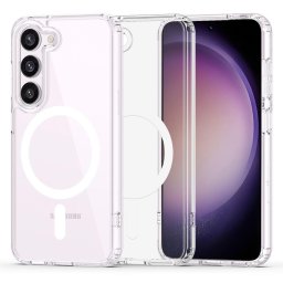 Husa Husă TPU Tech-Protect FlexAir Hybrid pentru Samsung Galaxy S23 S911, compatibilă MagSafe, transparentă
