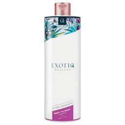 Exotiq - ulei de masaj cu efect de încălzire - body to body - 500ml