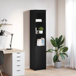 Tablou Stejar negru 37,5x35x180 cm Lemn prelucrat GartenMobel Dekor