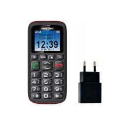 Telefon Mobil MaxCom MM428L Dual Sim + Adaptor Priza 10W Negru