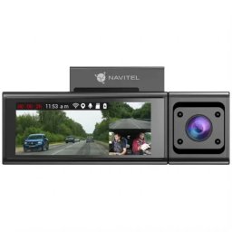 Camera Auto DVR NAVITEL RC3 PRO Cu 3 Camere FullHD GPS WiFi Negru