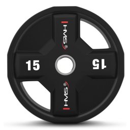 Greutate olimpica cauciucata HMS TPC02 15 Kg