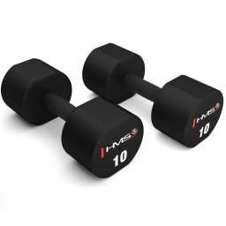 Set gantere TPU HMS HPT10 2 x 10 Kg